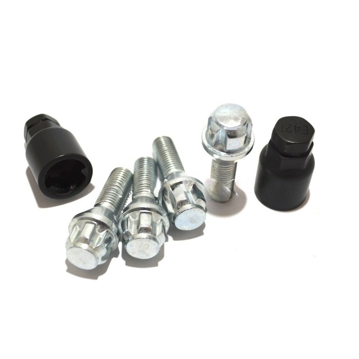 Секретные болты M12x1.5 Конус L-24мм Хром, Ключ 17-19, Арт. 375093H2