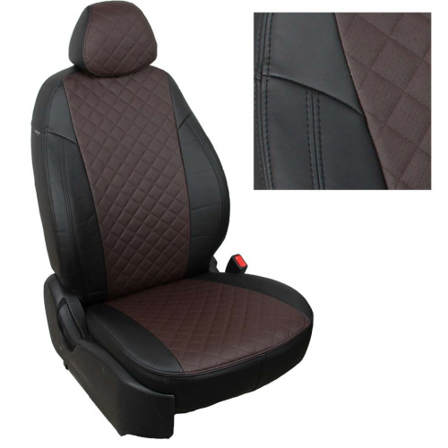 Чехлы SV-Auto для Hyundai Sonata, арт. Y22299RM-bk-ch-ch