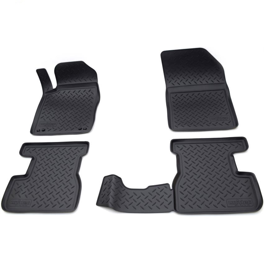 Коврики в салон Citroen DS3 2009-2014 Хэтчбэк 3 дв., полиуретан Norplast, Черный, Арт. NPL-Po-14-30