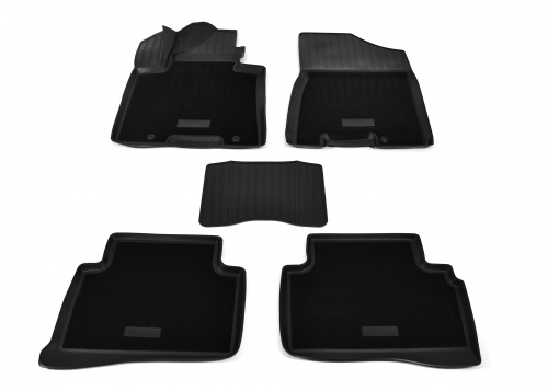 Коврики в салон Hyundai Tucson (TL) 2015-2019, комбинированные 3D Norplast, Черный, Арт. NPA11C31730CM