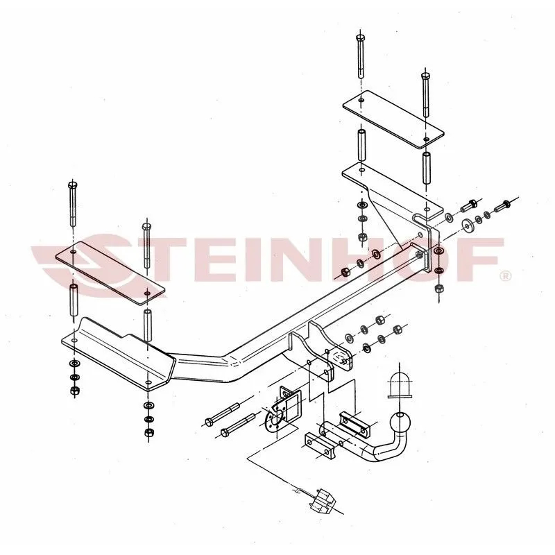 Фаркоп Opel Astra G 1998-2009 Универсал Steinhof Арт. O113