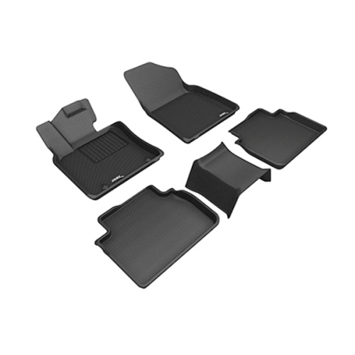 Коврики в салон Toyota Camry (XV70) 2017-2021, 3D ткань Sotra Lux, Черный, Арт. ST 74-00669