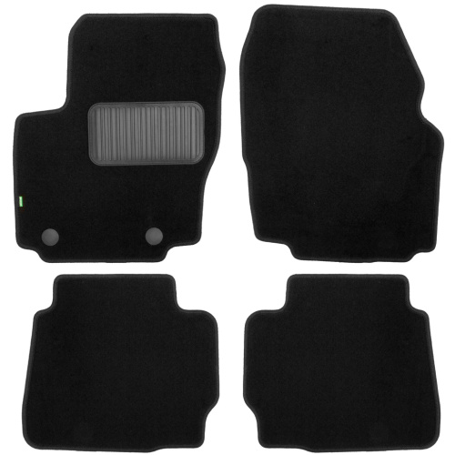 Коврики в салон Ford Mondeo  2010-2014 FL Седан, текстильные Klever standart, Черный, Арт. KLEVER02163301210KH