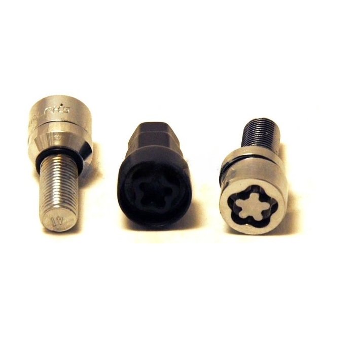 Секретные болты M14x1.5 Конус L-35мм Хром, Ключ 17-19, Арт. 674137KK/SL-2Key