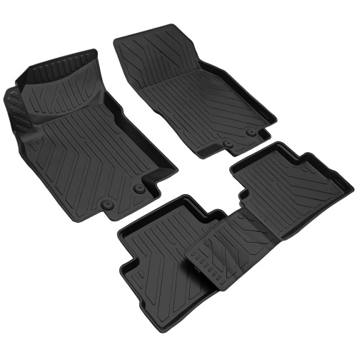 Коврики в салон Nissan Qashqai (J11) 2013-2019, полиуретан Rezkon, Черный, Арт. 0525020200