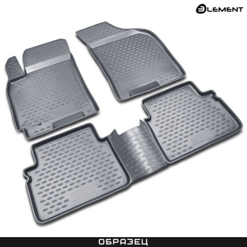 Коврики в салон Subaru   2011-2016, полиуретан Element, Серый, Арт. NLC4613211KH