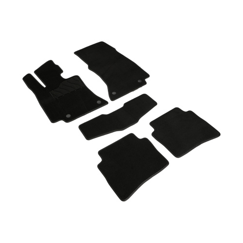 Коврики в салон Mercedes-Benz E-Класс (W214) 2024- Седан, ткань Seintex Lux, Черный, Арт. 318309