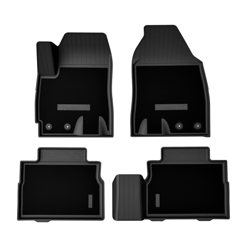 Коврики в салон Soueast S07 2024-, комбинированные Norplast, Черный, 1,2 ряд 4WD Арт. NPA11C825731CM