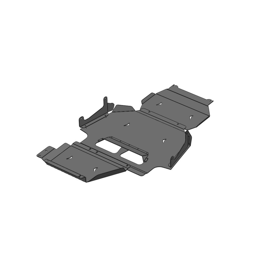 Защита картера двигателя, КПП, РК Ford F150 (P702) 2020- Raptor, 5 частей Арт. 0820ABC