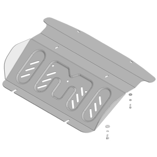 Защита радиатора JAC T8 2018- V- 2,0; 2,4;МКПП(только с защитой двигателя) Арт. 348301