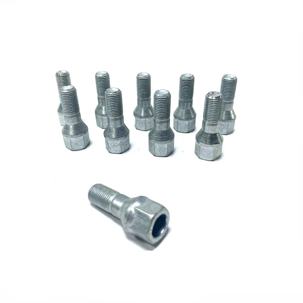 Болт колёсный M12x1.25 Конус L-26.5мм Цинк, Ключ 17, Арт. 072102