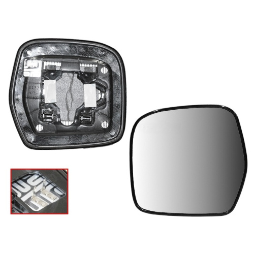 Зеркальный элемент  Toyota Land Cruiser 100 1998-2002 Обогрев, слева (L) Арт. ST1210121