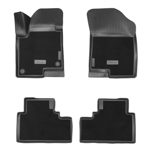 Коврики в салон Haval Jolion 2021-, комбинированные 3D Norplast, Черный, 2wd Арт. NPA10C28430CM
