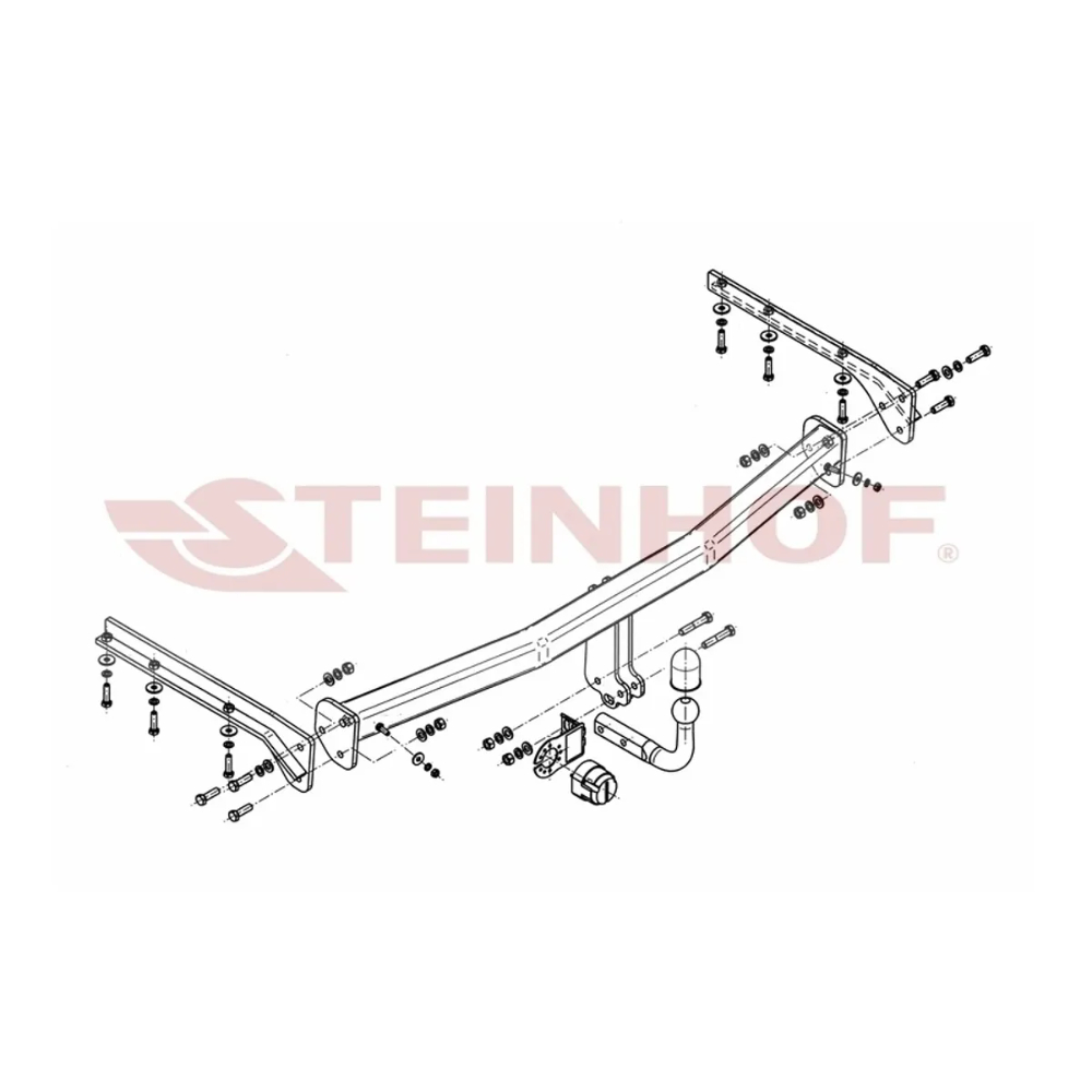 Фаркоп Chrysler Voyager IV 2004-2007 FL для версии LWB и Stow'n Go Steinhof Арт. C205
