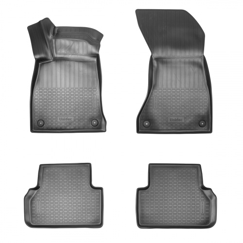 Коврики в салон Audi A4 (B9) 2015-2020 Седан, полиуретан 3D Norplast, Черный, Арт. NPA10C05205