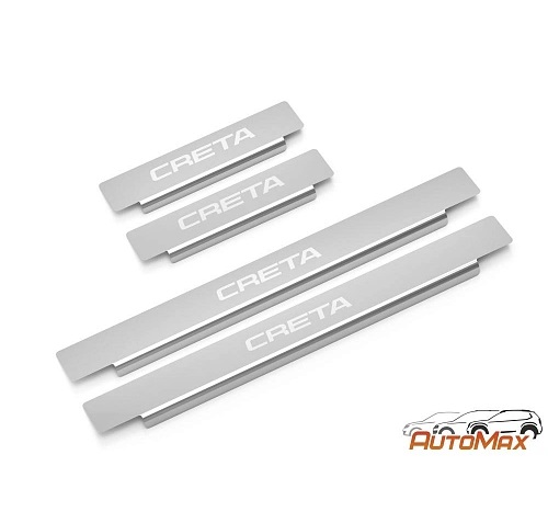 Накладки на пороги Hyundai Creta 2015-2020  к-кт Арт. AMHYCRE01
