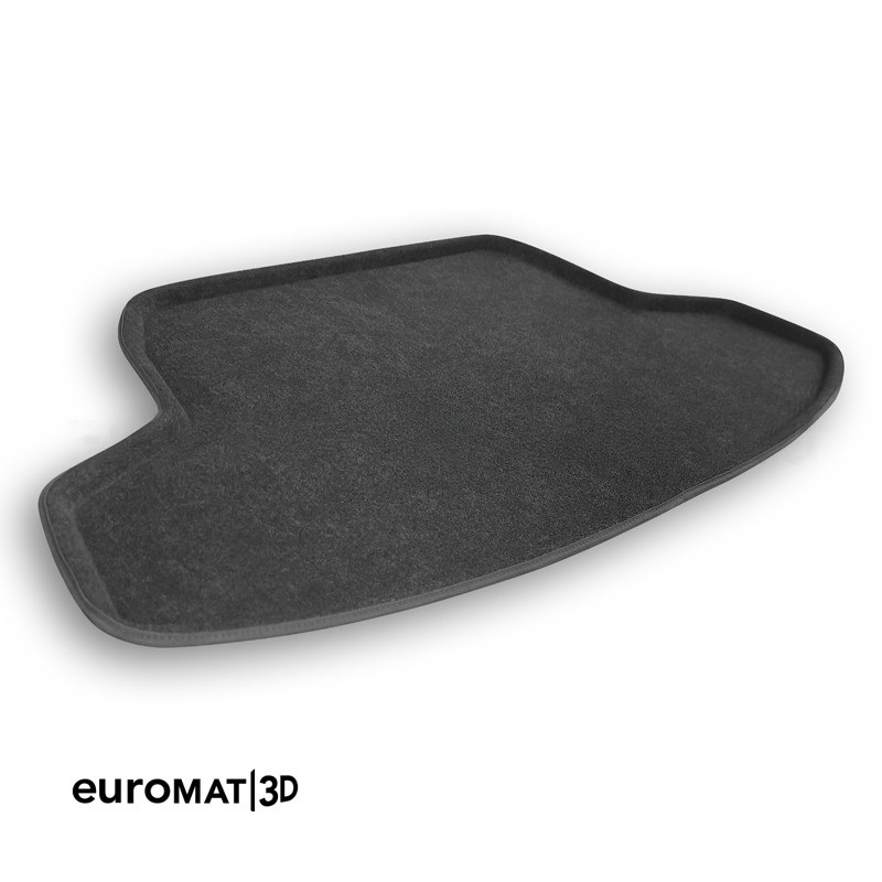 Коврик в багажник Geely Preface 2022-, 3D ткань Euromat LUX, Черный, Арт. EMT3D-001416