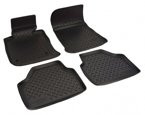 Коврики в салон BMW X1 (E84) 2009-2012, полиуретан Norplast, Черный, Арт. NPL-Po-07-60