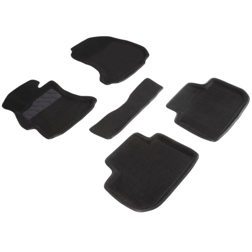 Коврики в салон Subaru Impreza  (GJ/G13) 2011-2014 Седан, 3D ткань Seintex , Черный, Арт. 83753
