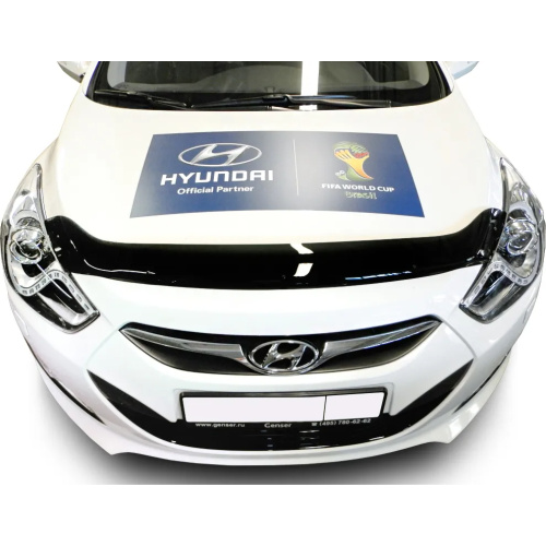 Дефлектор капота SIM для Hyundai i40, арт.SHYI401112