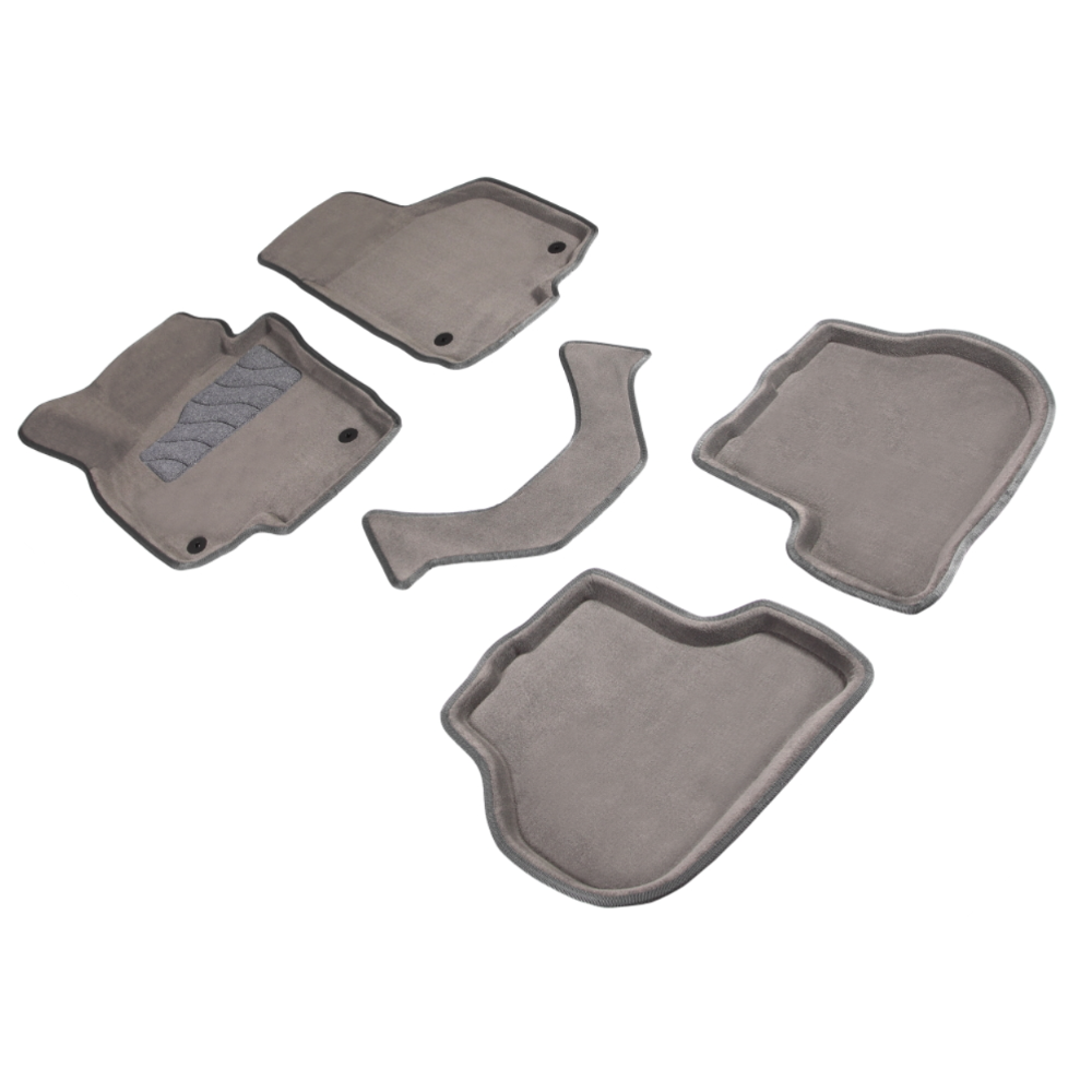 Коврики в салон Volkswagen Golf  2003-2008 Хэтчбэк 5 дв., 3D ткань Seintex , Графит, Арт. 99902