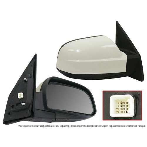 Зеркало боковое  Hyundai Tucson (JM) 2004-2010 Обогрев/Рег-ка/5конт, справа (R) Арт. STHN50940A1