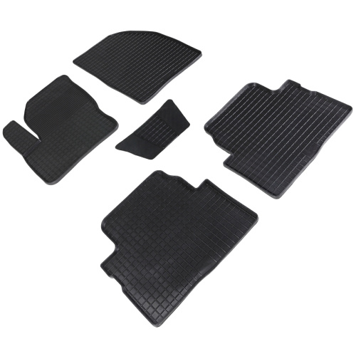 Коврики в салон Ford C-MAX (Mk1) 2003-2007, резина Seintex "сетка", Черный, Арт. 00872