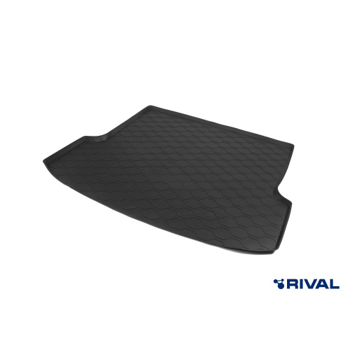 Коврик в багажник Chery Tiggo 7 Pro 2020-, полиуретан Rival, Черный, с полноразмерной запаской Арт. RIV10908002