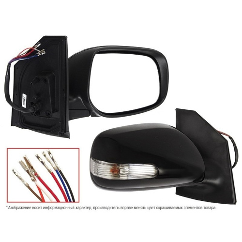 Зеркало боковое  Toyota Corolla Fielder (E140) 2006-2008 Рег-вка/Повт-ль пов-та/7конт, справа (R) Арт. STTY31940B1