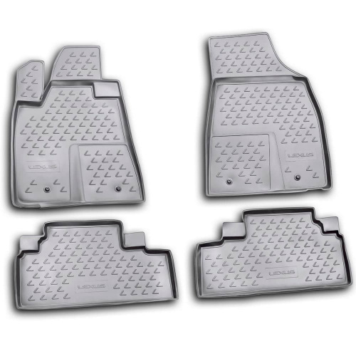 Коврики в салон Lexus RX  2008-2012, полиуретан Element, Серый, RX 350 Арт. NLC.29.10.211k