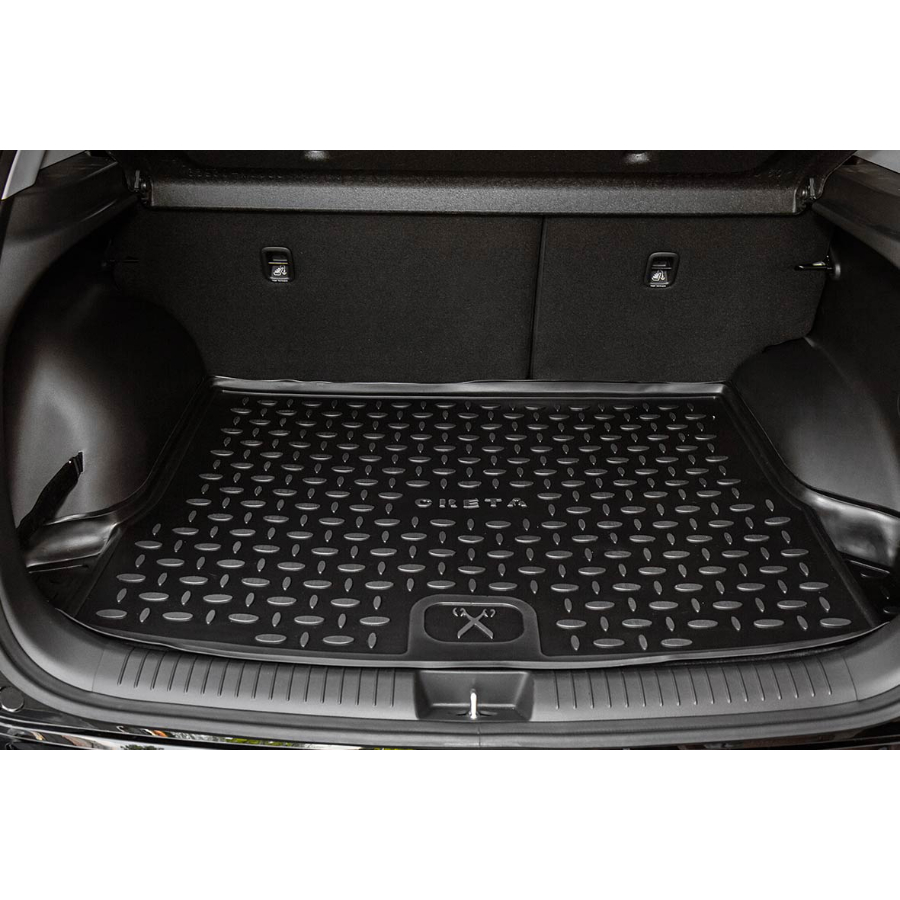 Коврик в багажник Mercedes CLS (C257) 2017-2021, полиуретан Seintex, Черный, Арт. 316929