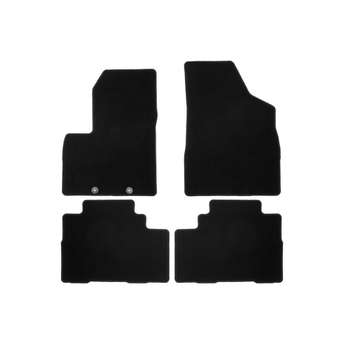 Коврики в салон Forthing Yacht 2022-, текстильные Klever эконом, Черный, Арт. KLEVER0113700101200K