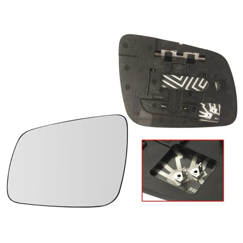 Зеркальный элемент  Mitsubishi Lancer 10 2007-2010 Седан Обогрев/ сферическое, слева (L) Арт. ST1210009