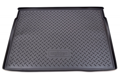 Коврик в багажник Opel Astra (J) GTC 2011-2015, полиуретан Norplast, Черный, Арт. NPL-P-63-07