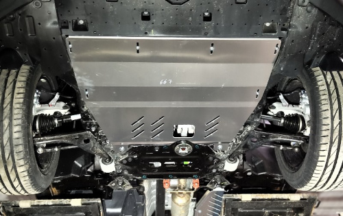 Защита картера двигателя, КПП GAC GS8 II 2021- V-2.0T, 4WD Арт. ZKTCC00667