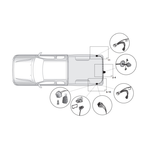 Блок согласования Isuzu D-MAX III 2019- Универсальный 13pin Hak-System Арт. 21090510