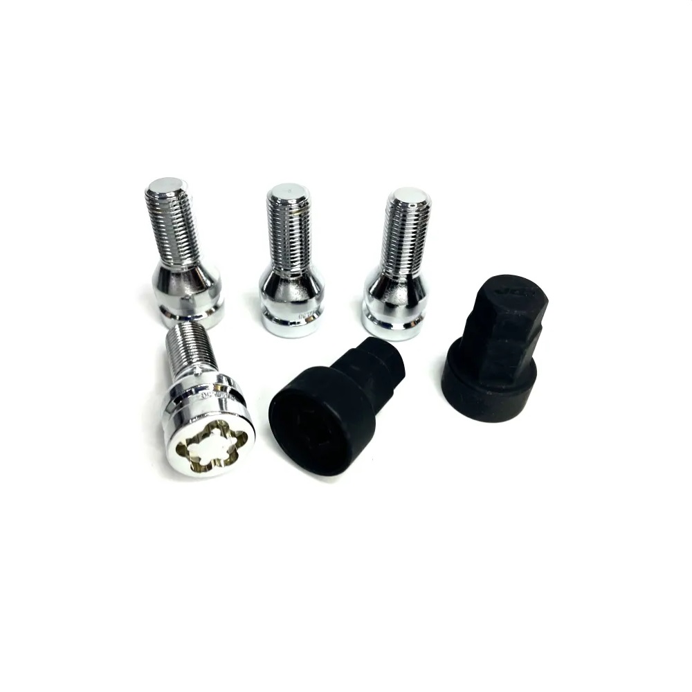 Секретные болты M14x1.5 Конус L-27мм Хром, Спец Ключ, Арт. C674105F2KEY