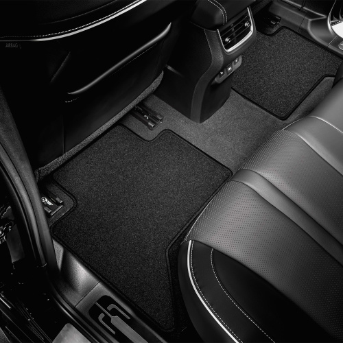 Коврики в салон Dongfeng Shine Max 2021-, текстильные Klever эконом, Черный, Арт. KLEVER0109600701200K