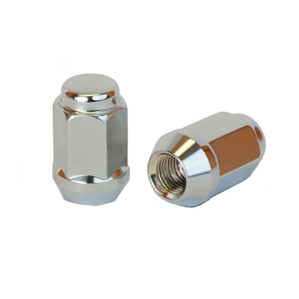 Гайка колеса M12x1.5 Конус h-35мм закрытая, Хром, Ключ 19, Арт. 801445HT