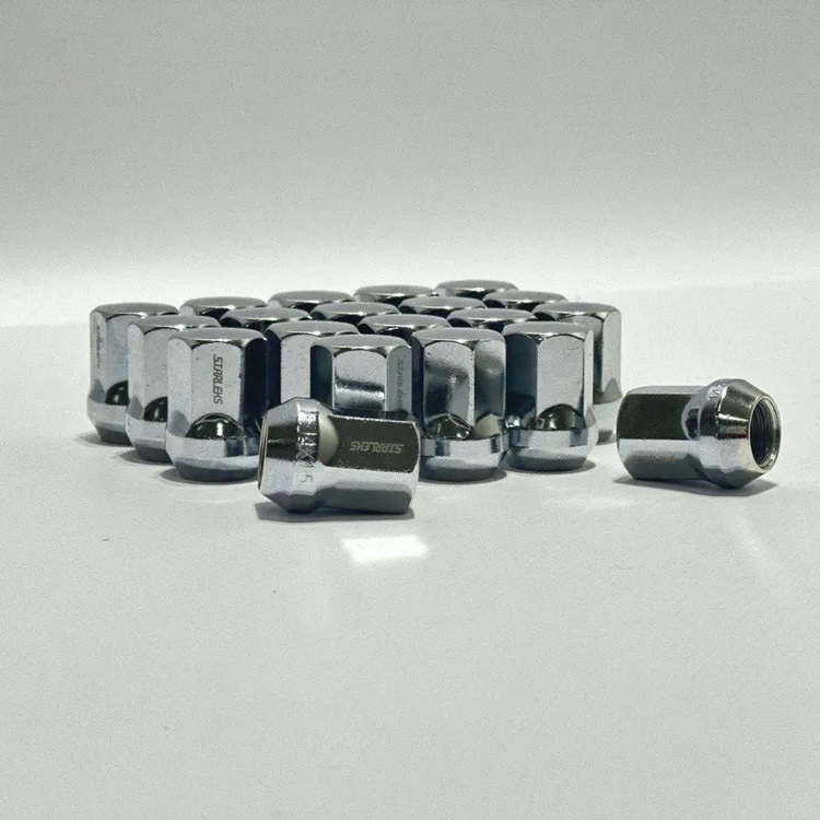 Гайка колеса M14x1.5 Конус h-32мм закрытая, Хром, Ключ 19, Арт. 801348HT