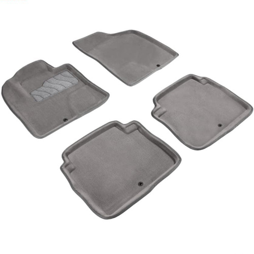 Коврики в салон Hyundai Santa Fe (CM) 2006-2009, 3D ткань Seintex , Серый, Арт. 81956