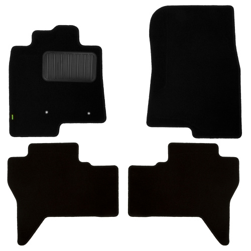 Коврики в салон Mitsubishi Pajero  2006-2011 5 дв., ткань Klever standart, Черный, Арт. KLEVER02351601210KH