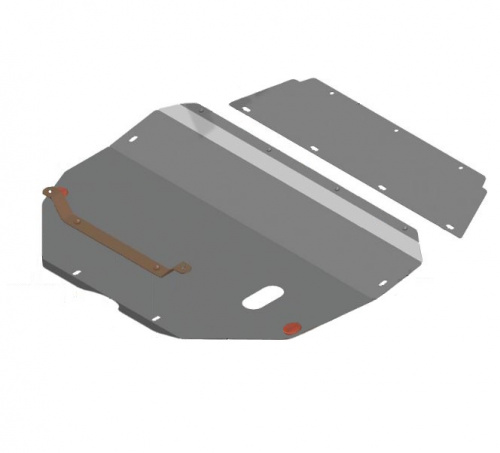 Защита картера двигателя, КПП Toyota Sienna (XL10) 1997-2003 V-3,0 Арт. ALF2473st