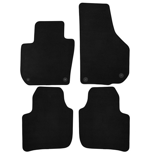 Коврики в салон Skoda Superb (3T) 2008-2013 Лифтбек, текстильные Klever эконом, Черный, Арт. KLEVER01451101200K