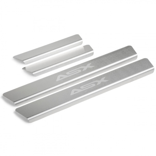 Накладки на пороги Mitsubishi ASX 2010-2013    Арт. NP.4011.3