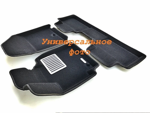 Коврики в салон Scania G-Series 2017-, 3D ткань Euromat Business, Черный, Арт. EMC3D004310