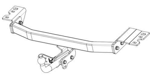 Фаркоп SsangYong Stavic 2013-2019 BALTEX Арт. 29250612