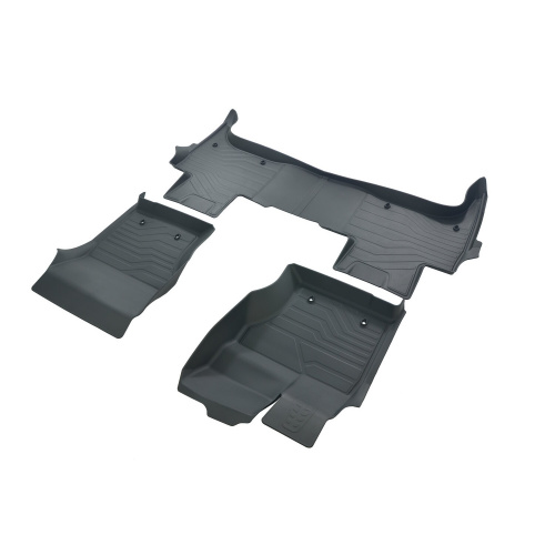 Коврики в салон Range Rover Sport  (L494) 2013-2017, резина 3D SRTK LUX, Черный, Арт. 3D.RR.SP.13G.08X08