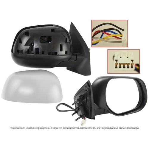 Зеркало боковое  Citroen C-Crosser 2007-2013 Обогрев/Рег-ка/Скл-ние/7конт, правая (R) Арт. STMB51940A1