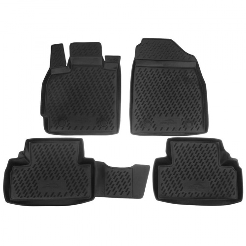 Коврики в салон Mazda CX-7  2006-2009, полиуретан Element, Черный, Арт. CARMZD00019